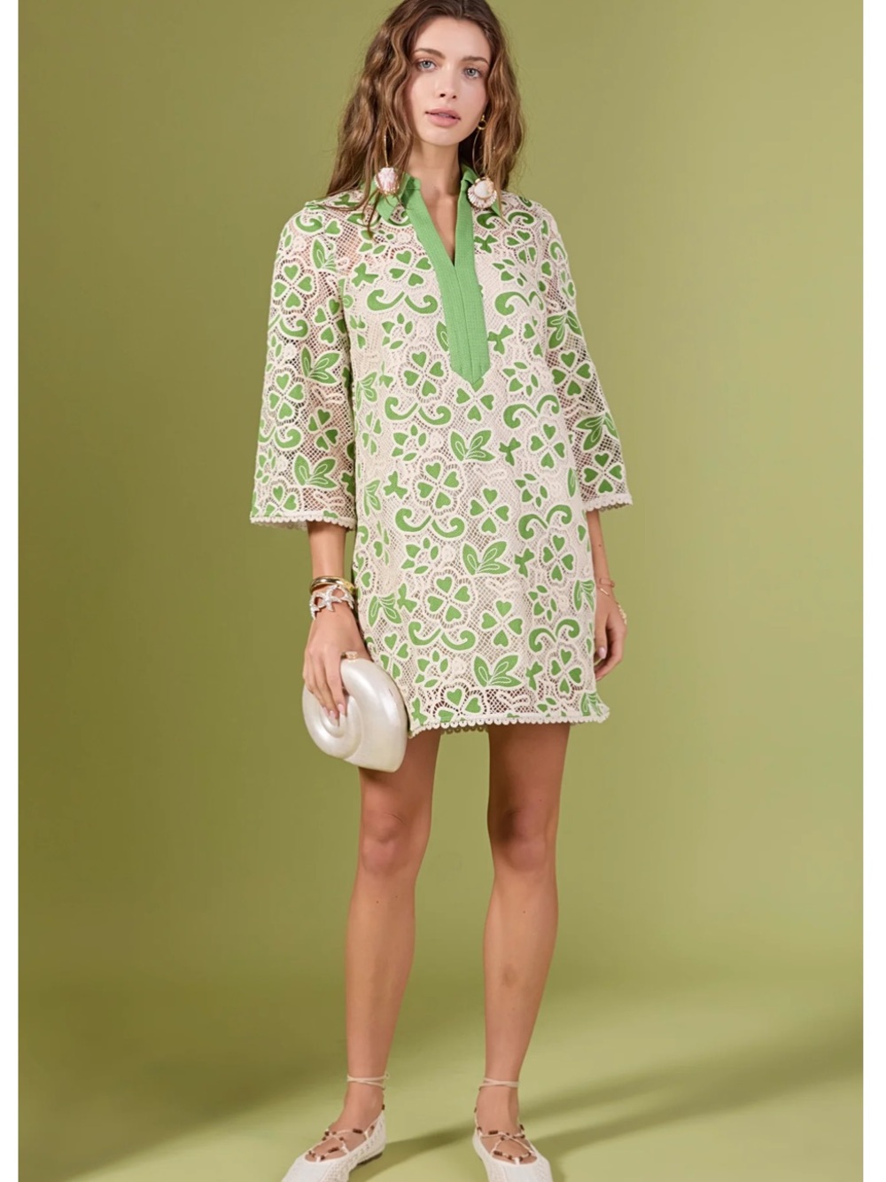 New! English Factory Embroidered Mini Dress size S